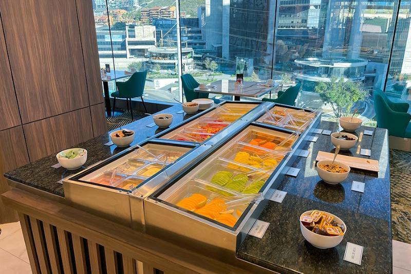 Hotel Safi Royal Luxury Metropolitan San Pedro Garza Garcia Zewnętrze zdjęcie A salad bar at a restaurant